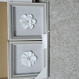2 NATURAL ELEMENTS FLOWER ACCENT SHADOWBOX